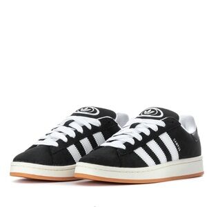 Adidas Campus Black White Sneakers Size 4